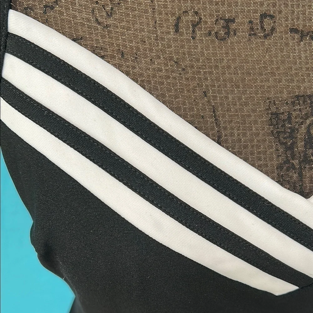Longitude Vintage Black and White Swimsuit